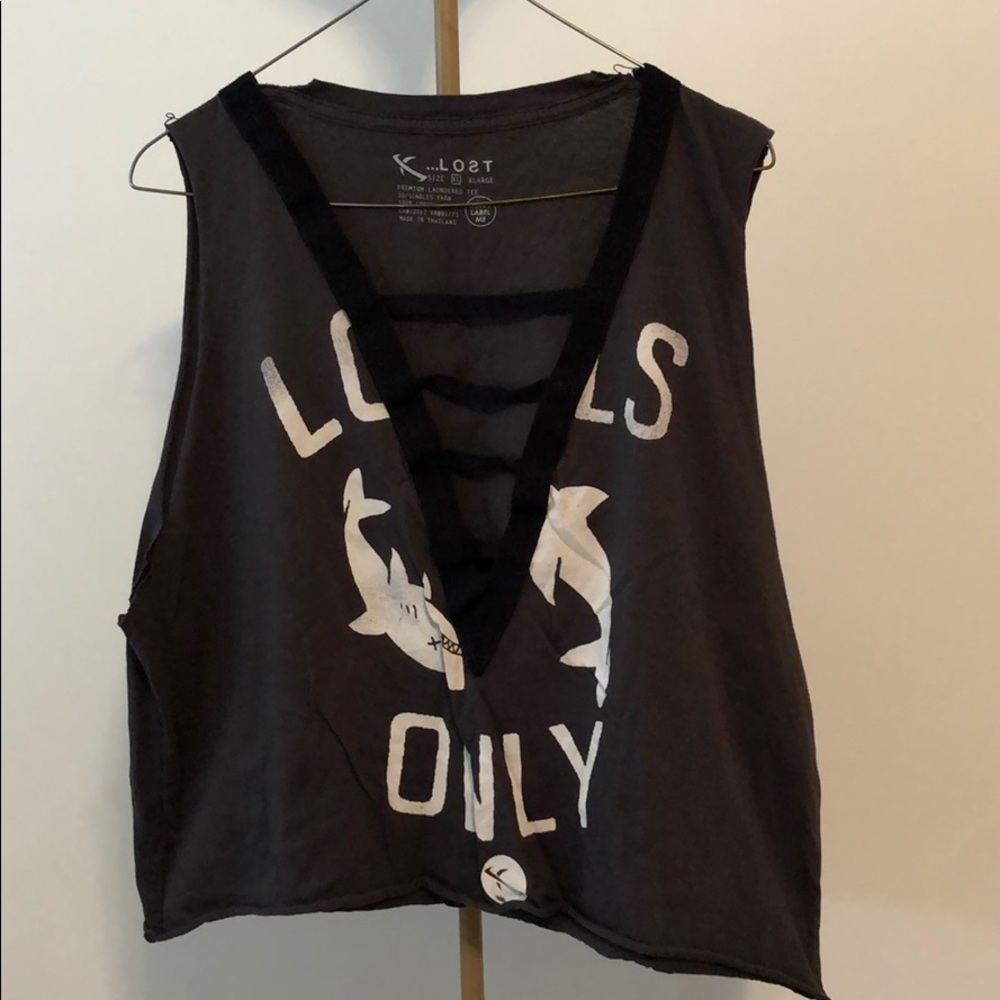 Personally made crop tank top